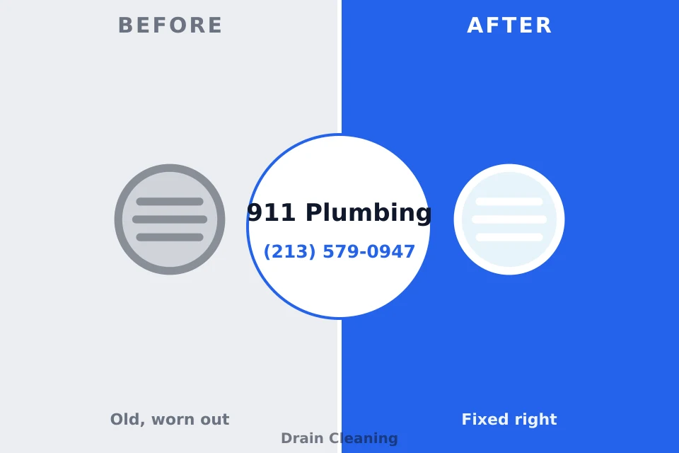 Before and after: plumbing company Sioux Center, IA